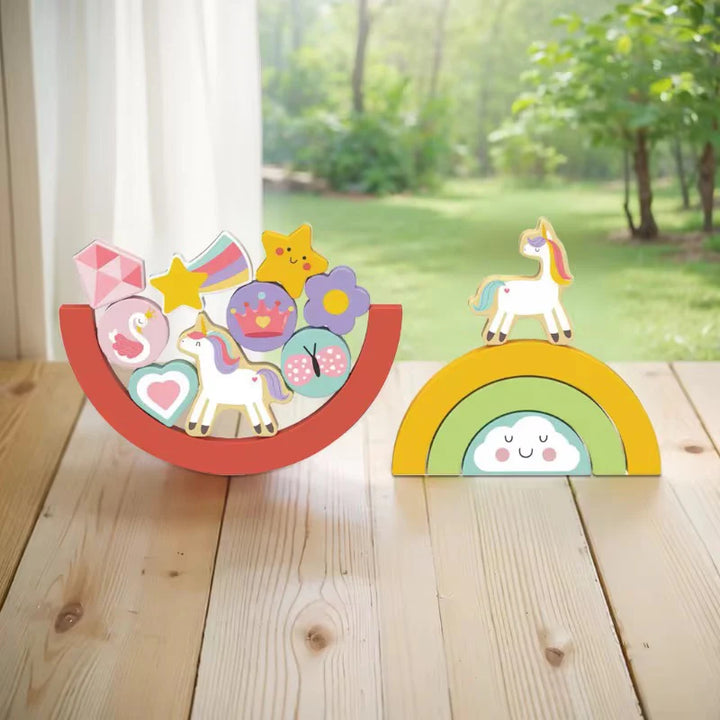 Hi Pando 2 In 1 Balance Puzzle - Unicorn