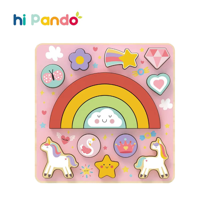 Hi Pando 2 In 1 Balance Puzzle - Unicorn