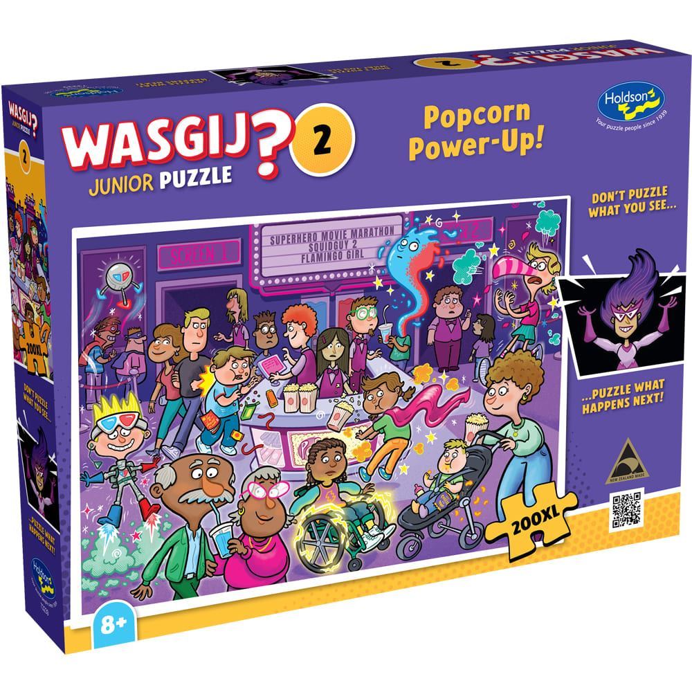 Wasgij 200xl Puzzle Popcorn Power Up!