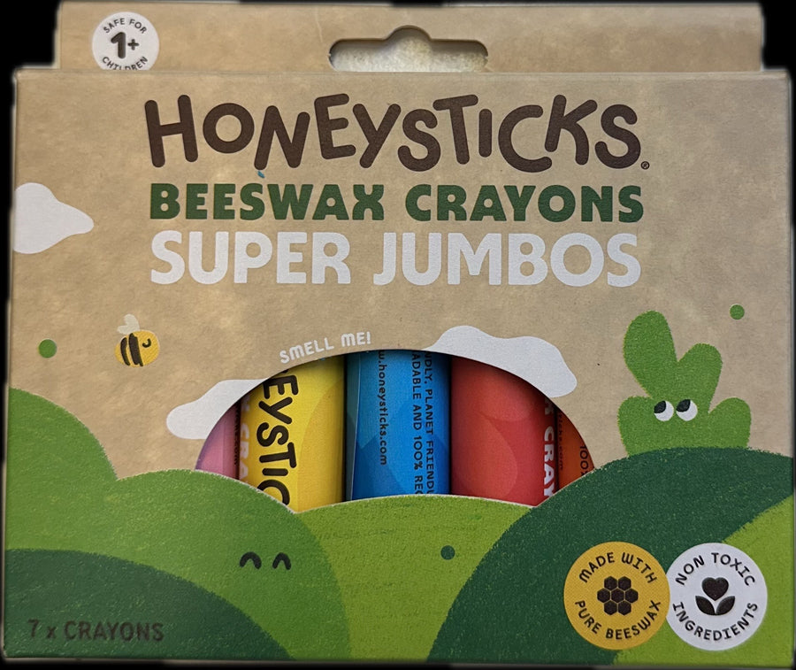 HoneySticks Beeswax Crayons Super Jumbos