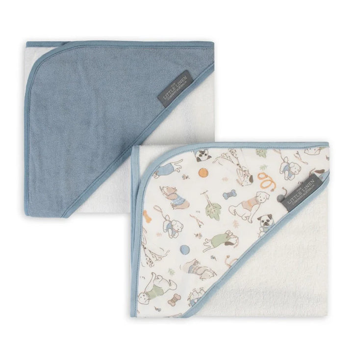The Little Linen Company - Hooded Towel 2 Pack - Barklife Dog