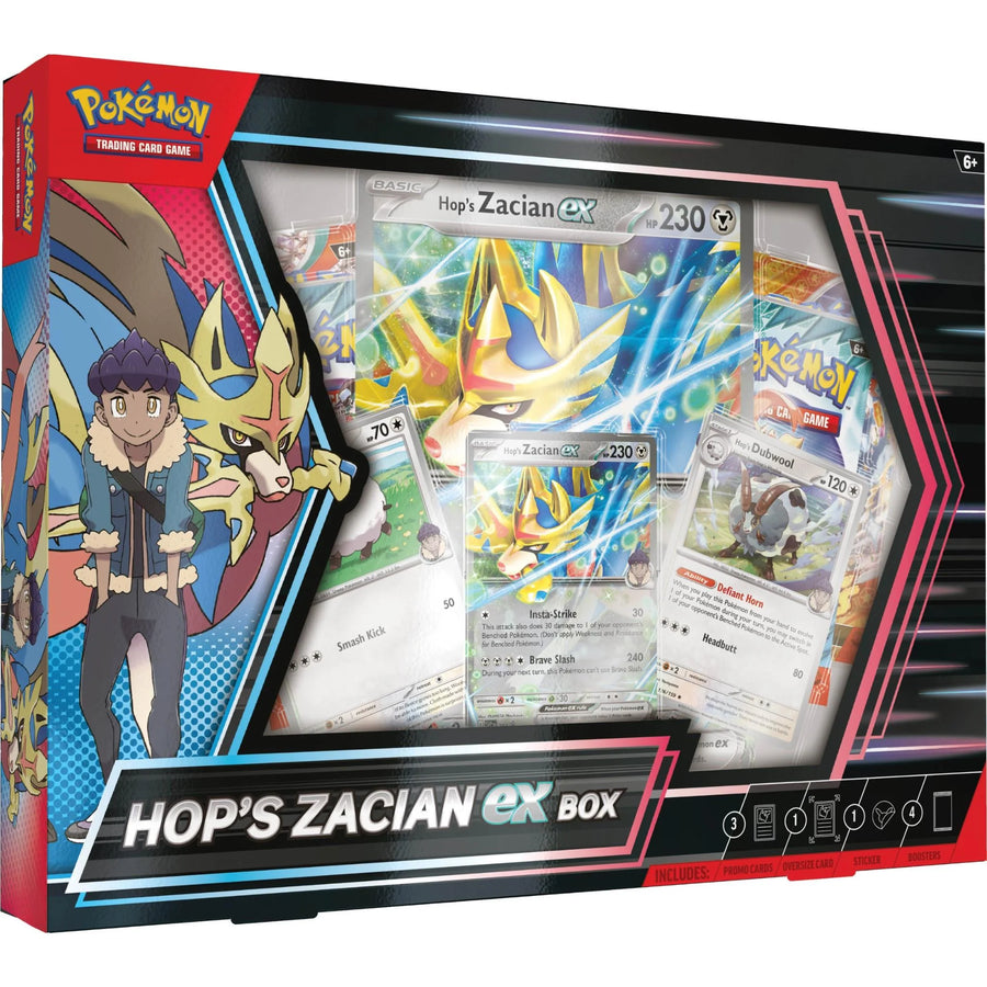 pokemon cards
pokemon TCG
hops zacian ex box