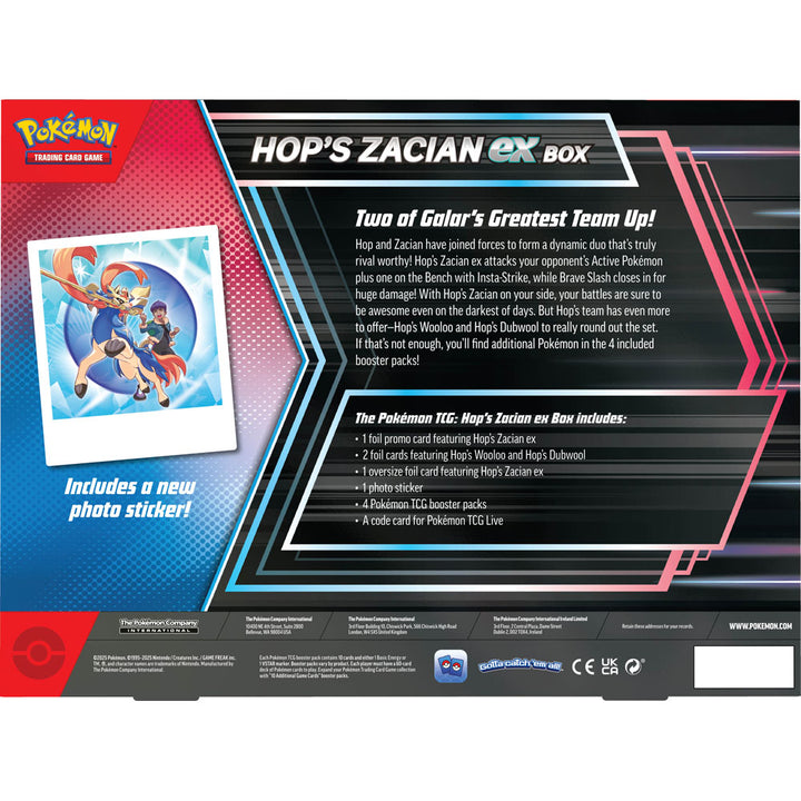 Pokemon - TCG - Hop's Zacian ex Box Collection