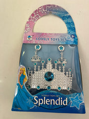 frozen crown and earrings 