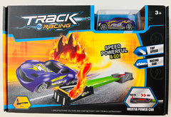 Track racing with car