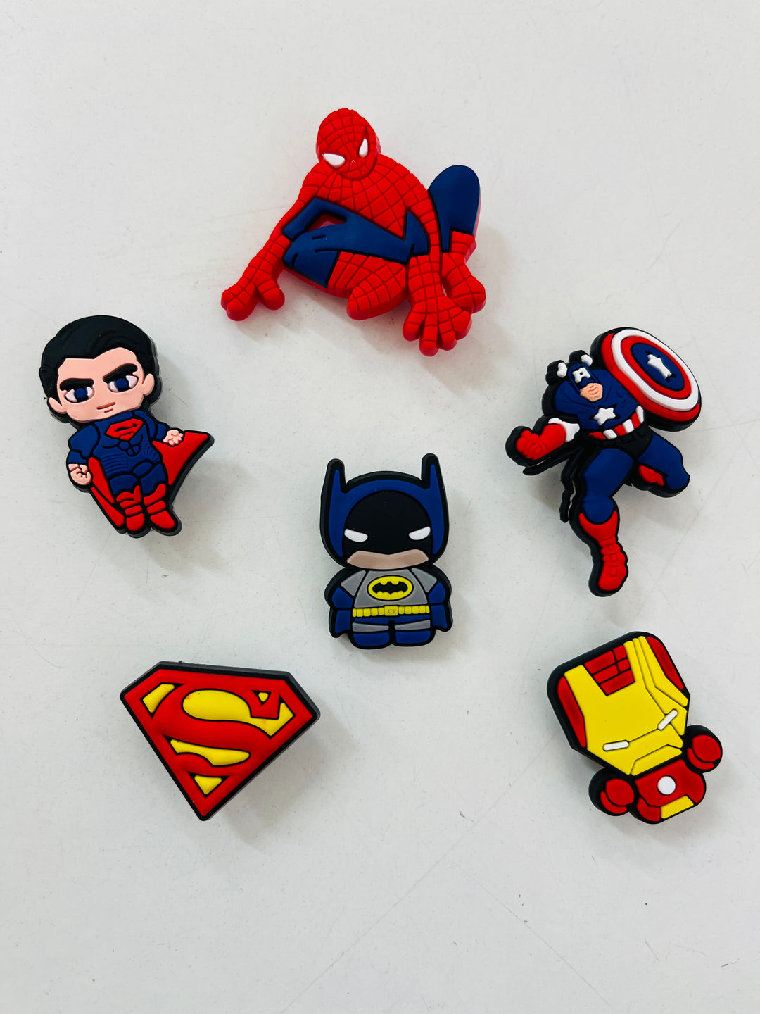 shoe charms superheros