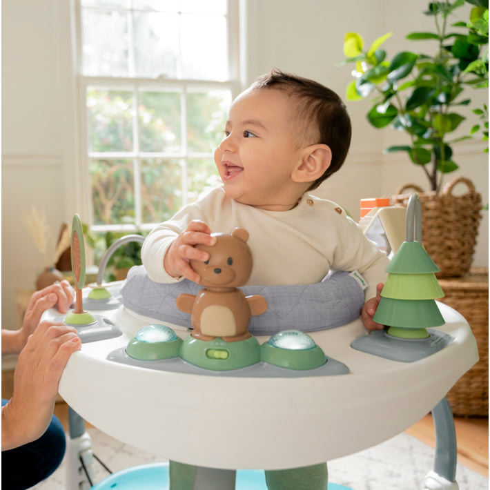 Ingenuity Spring & Sprout 2-in-1 Activity Jumper And Table First Forest