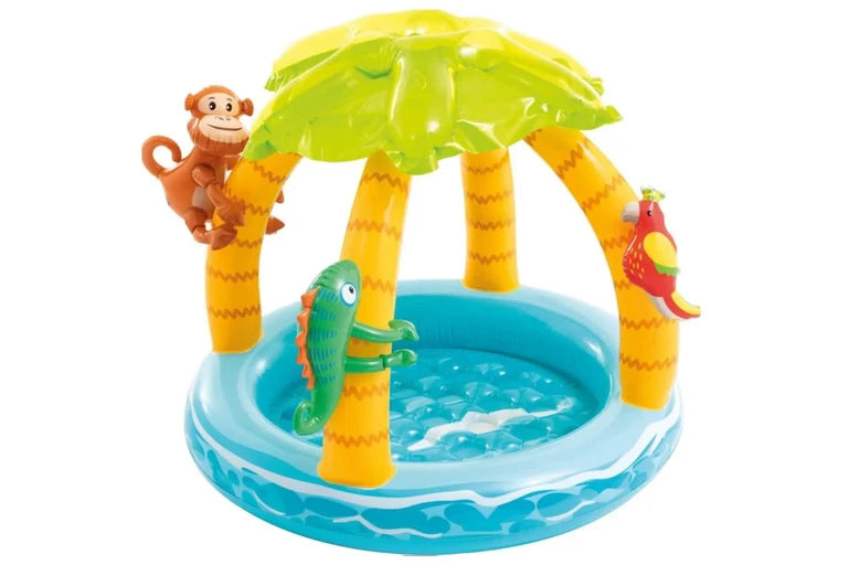 Intex tropical baby pool with shade