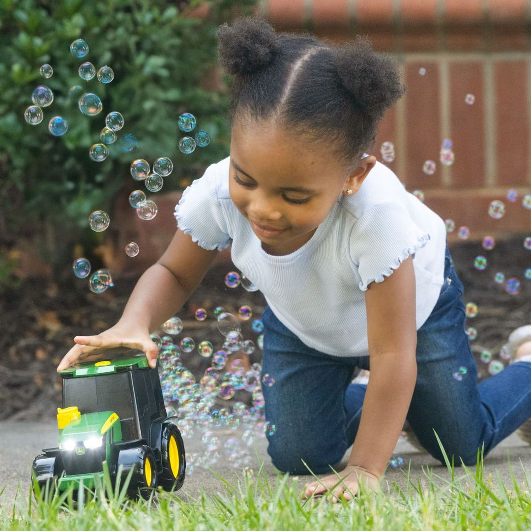 John Deere bubble n go tractor