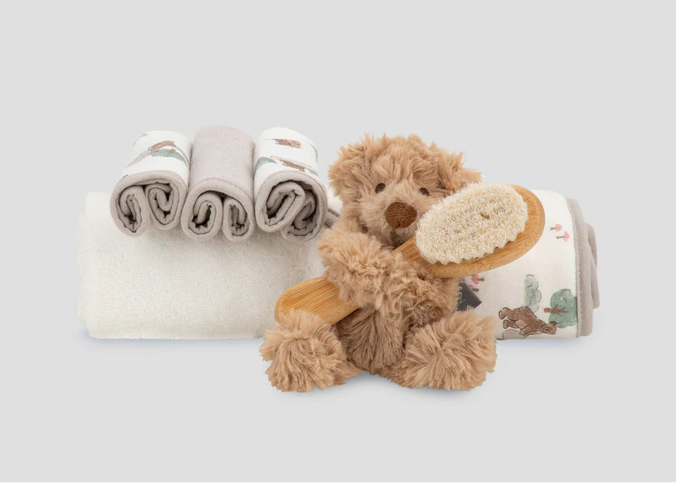 The Little Linen Company - Willow Bear Baby Bath Gift Set