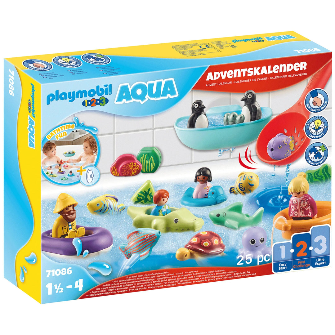 Playmobil 1.2.3 Bathtime Fun Advent Calendar kidzstuffonline