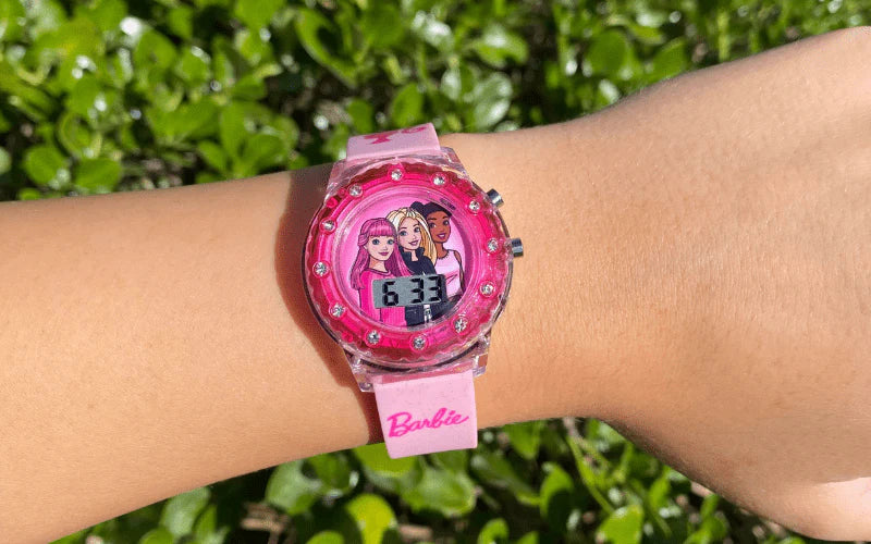 Barbie Flashing LCD Watch