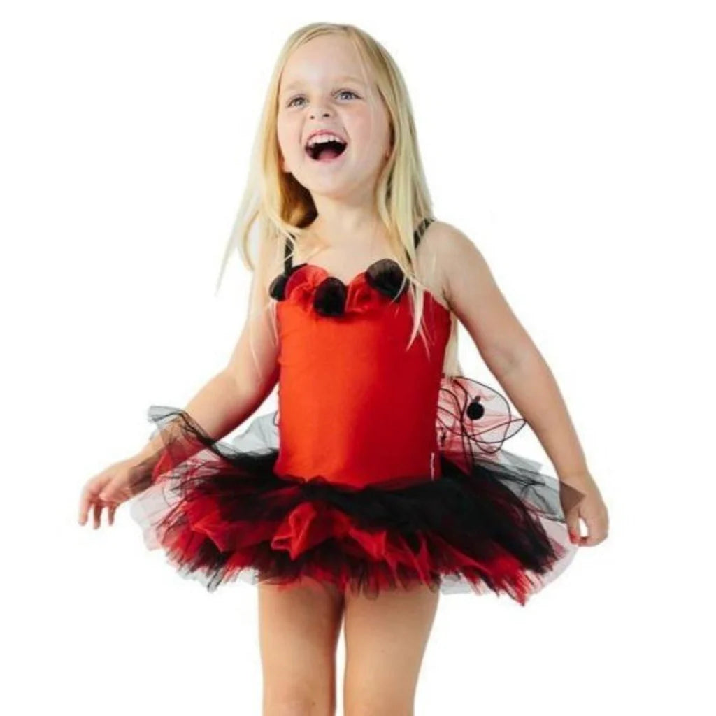 ladybug Tutu Dress 6-8 years