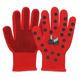 Ladybug gardening gloves kids