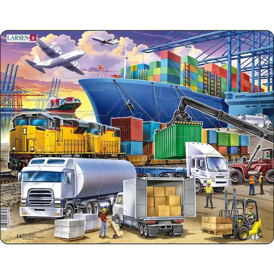 Larsen Tray Puzzle Transport 37 pieces