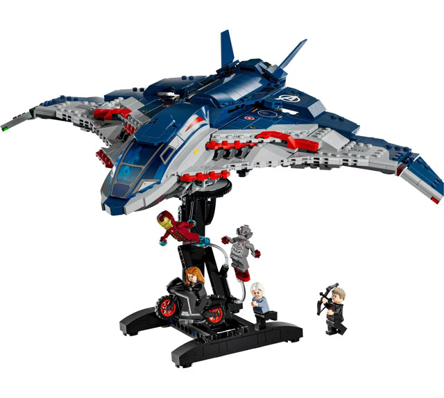 LEGO Avengers Age of Ultron Quinjet 76325 model made up