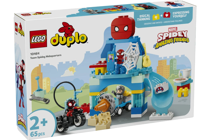Lego Duplo Ream Spidey Webquarters 10464 box close up