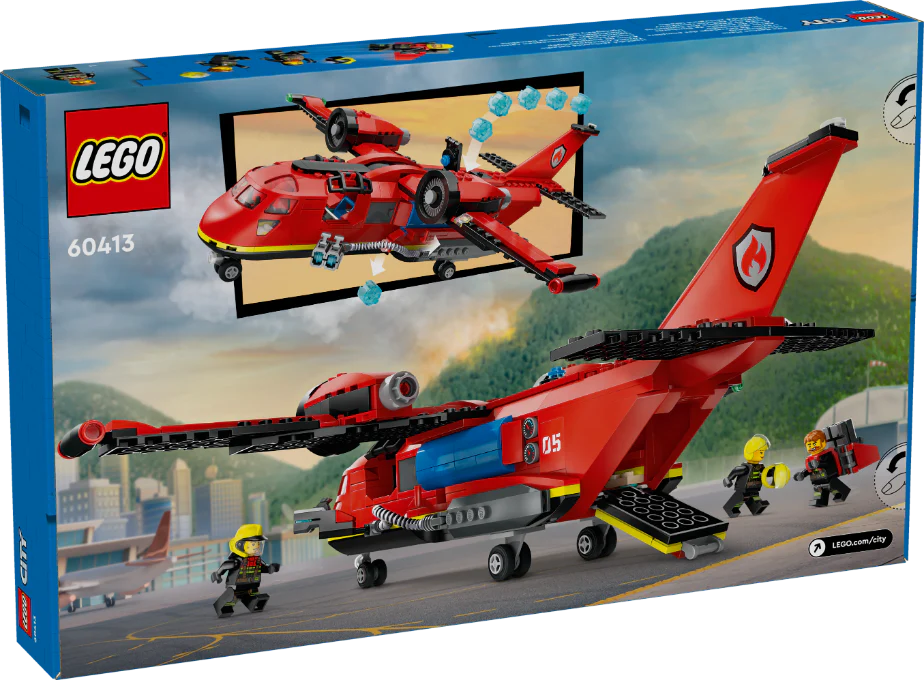 lego fire rescue plane 60413 back of box
