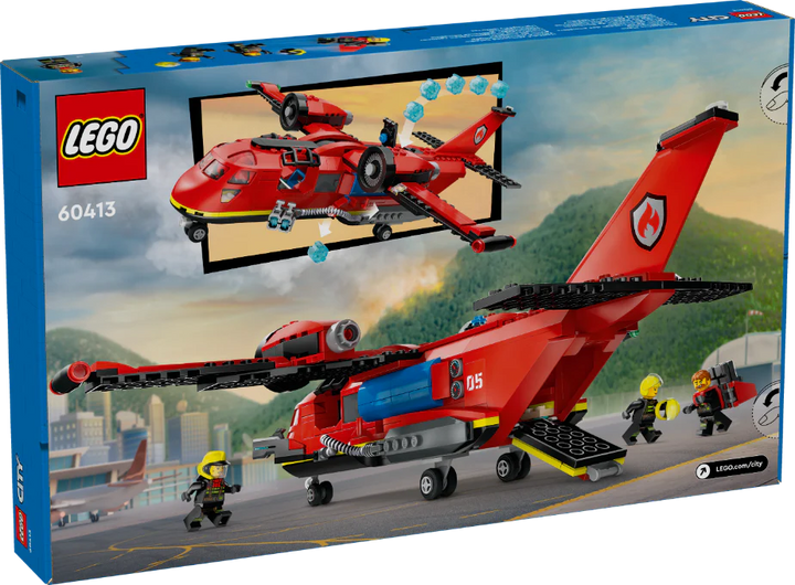lego fire rescue plane 60413 back of box