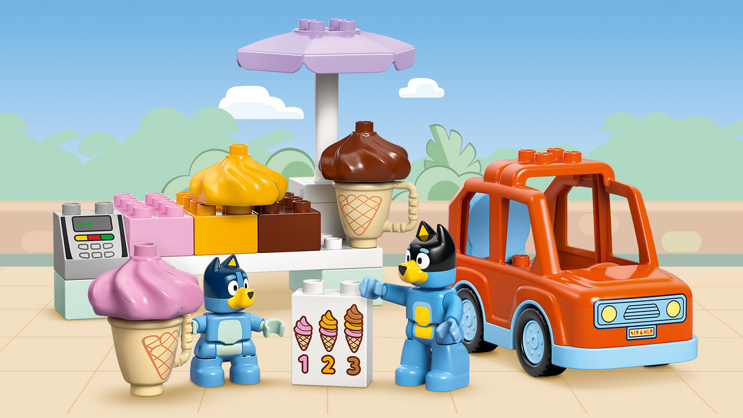 LEGO Ice Cream Trip With Bluey 10458