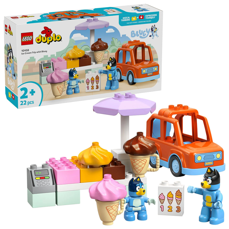 LEGO Ice Cream Trip With Bluey 10458