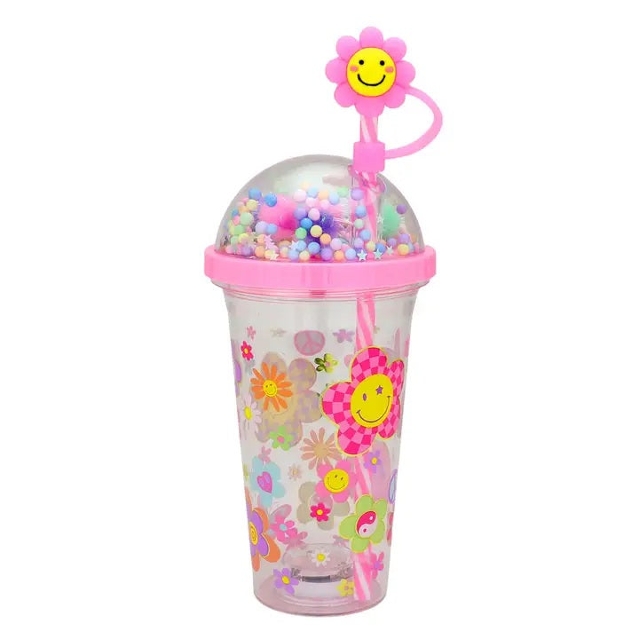 Light Up Tumbler Flower Hot Focus