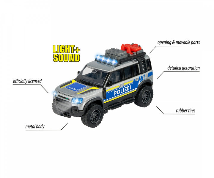 Majorette Land Rover Police