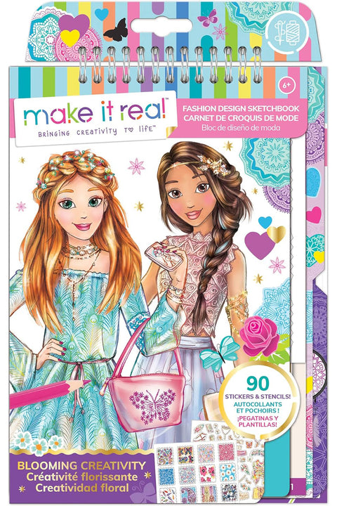 Make it Real Blooming Creativity Fashion Sketchbook