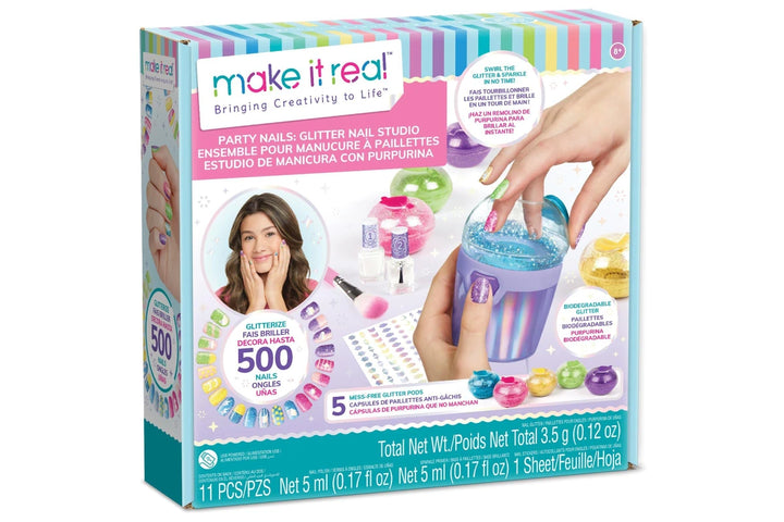 Make It Real: Party Nails Glitter Nail Studios