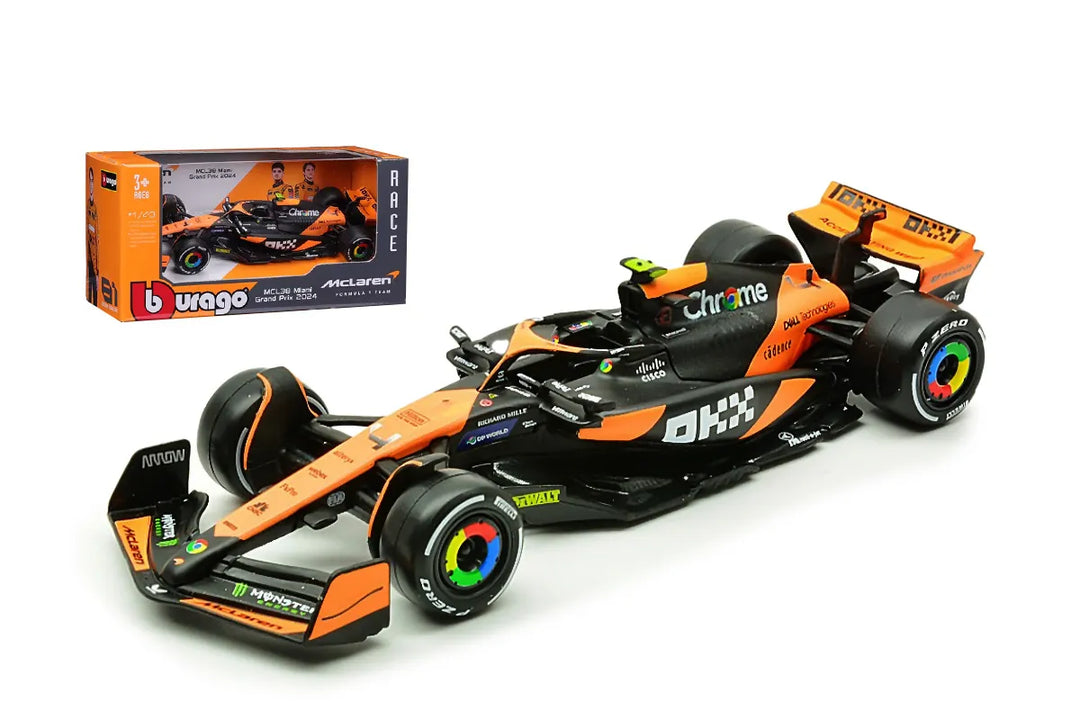 Bburago Mclaren F1 MCL38 #4 Lando Norris 2024