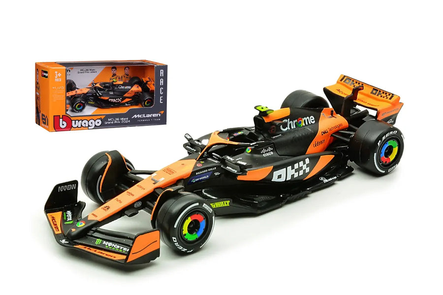 Bburago Mclaren F1 MCL38 #4 Lando Norris 2024