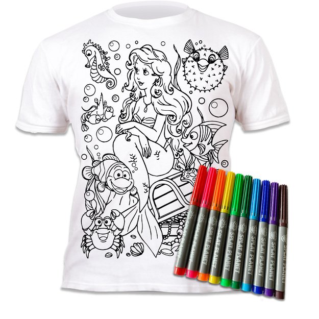 Mermaid colour in T-Shirt