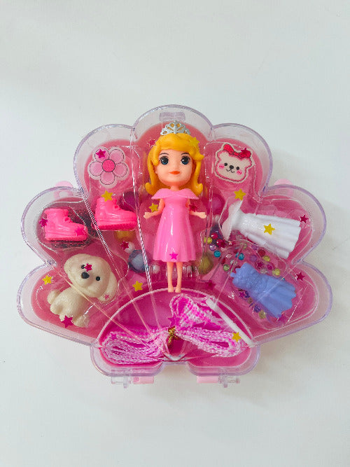 Mini doll yellow hair