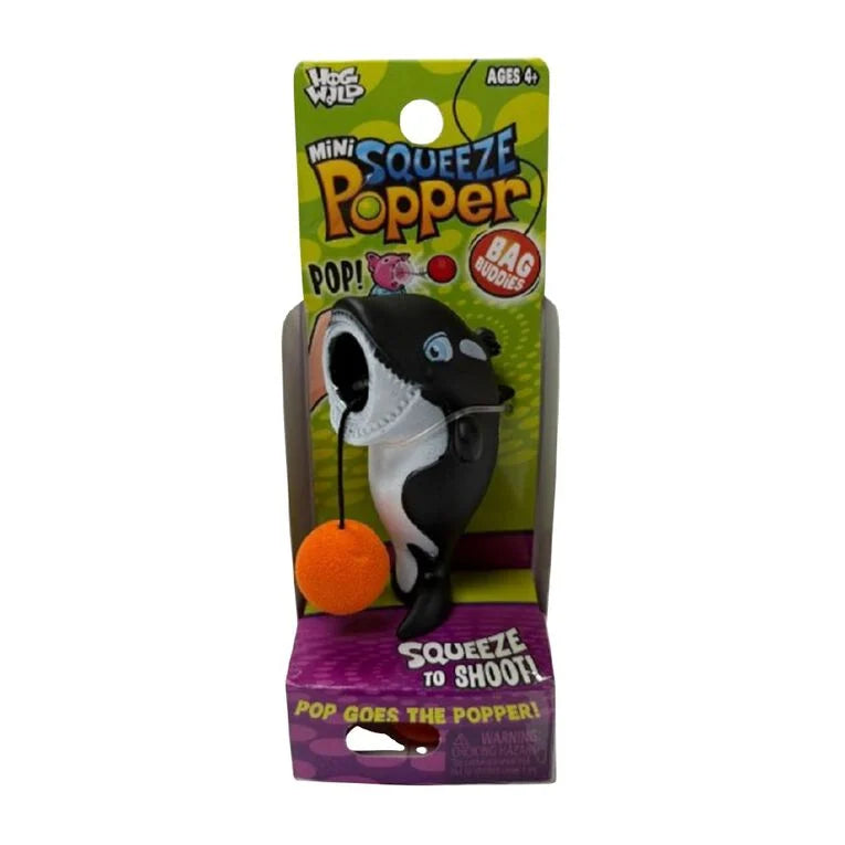 Mini Squeeze Popper Killer Whale