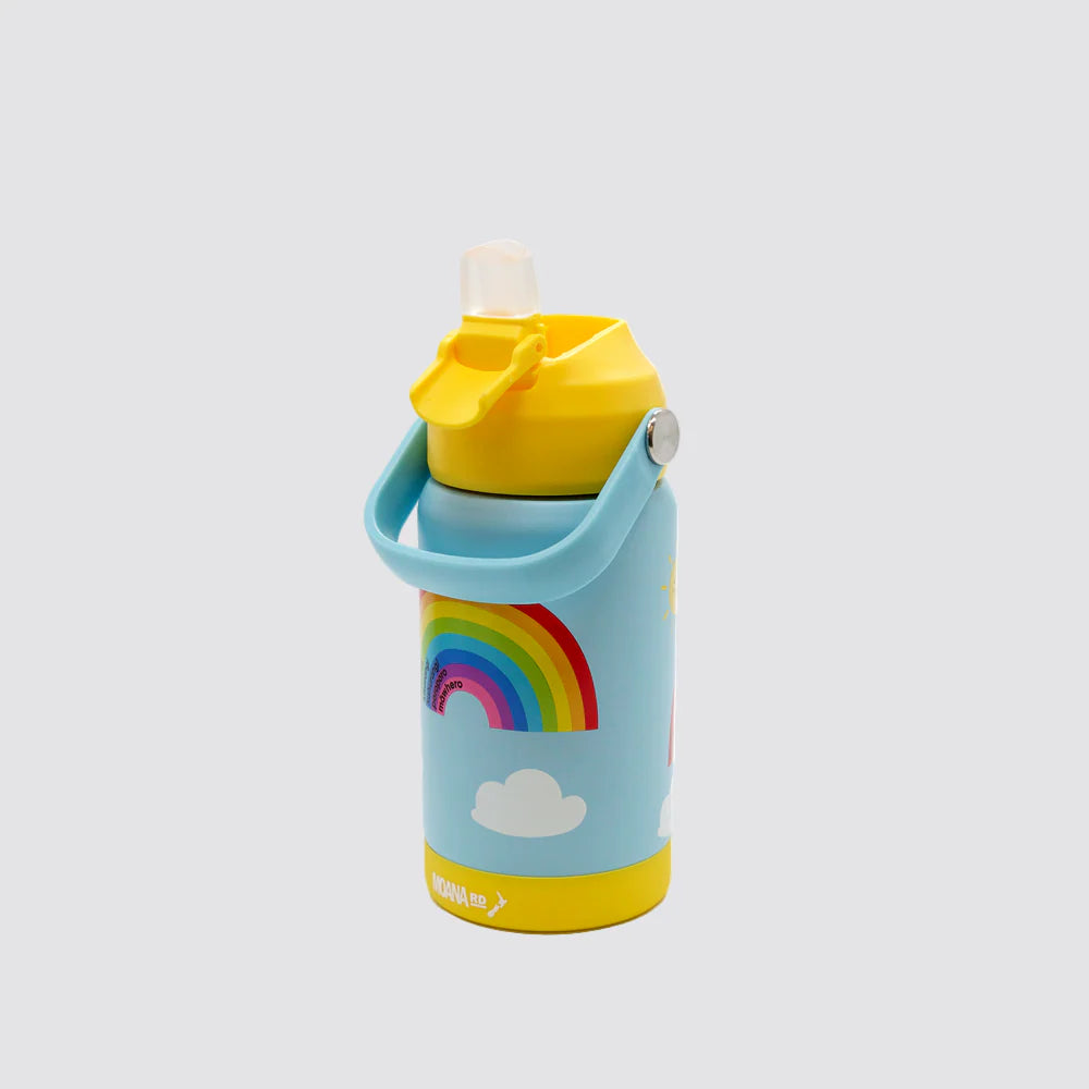 Moana Rd - Maori Rainbow Kiwi Kids Drink Bottle