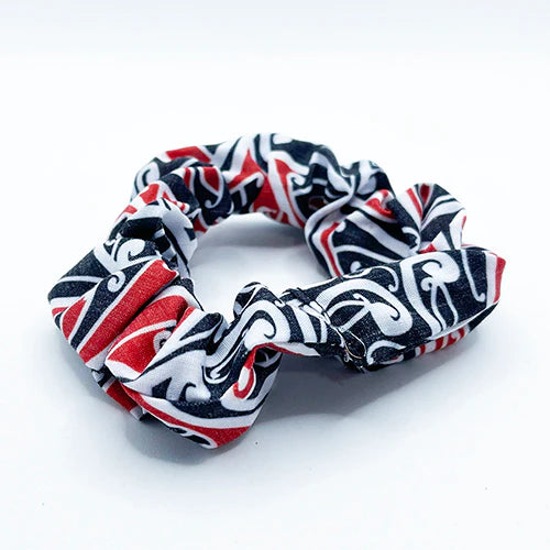 Maori Design Hair Scrunchie