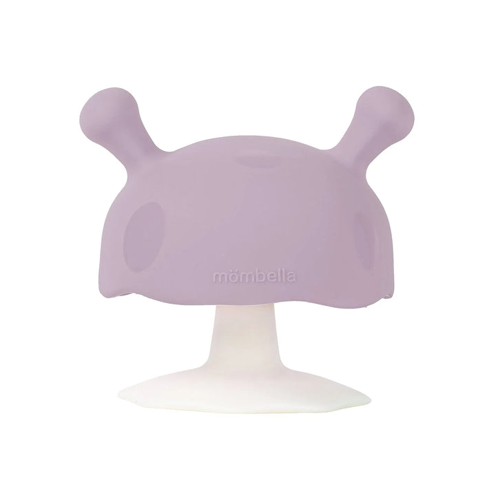 Mombella Mushroom Soothing Teether Lavender Fog