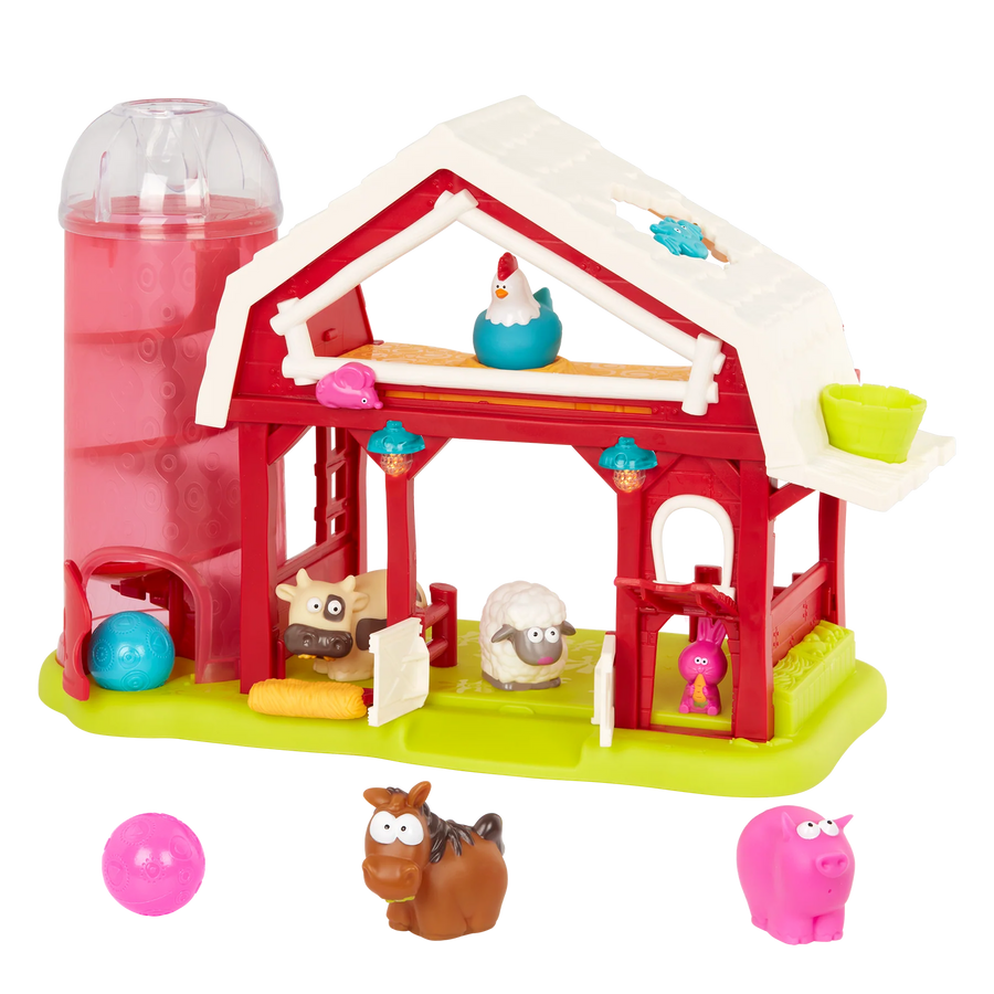 musical farm toy battat