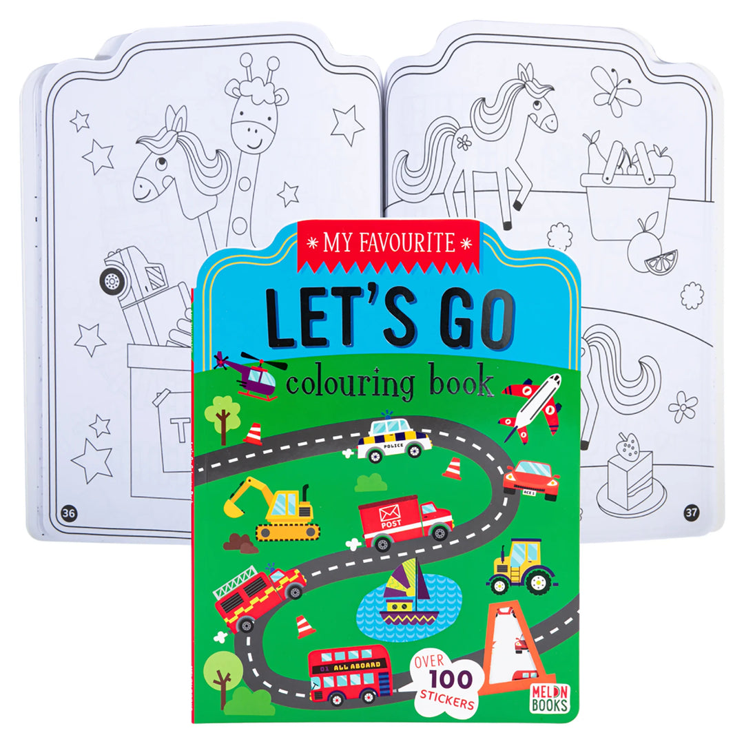 My Favourite Lets Go Colouring Book