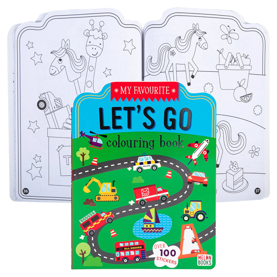 My Favourite Lets Go Colouring Book