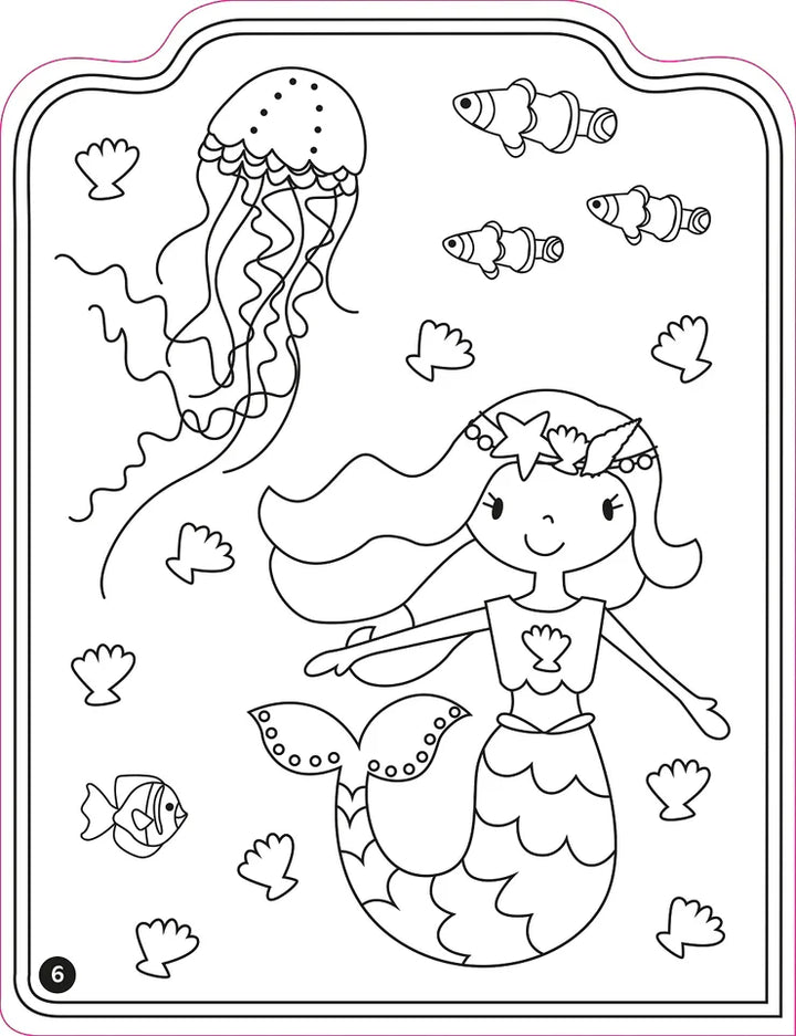 My Favourite Mermaid Colouring Book