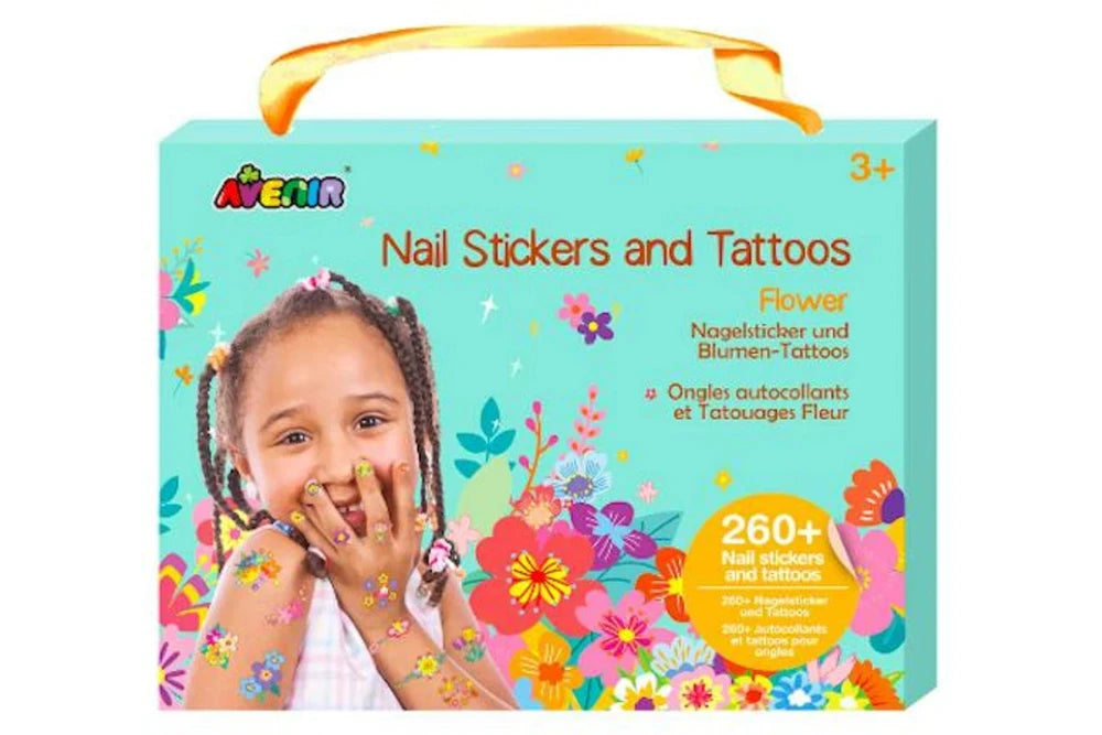 Nail Stickers and Tattoos - Flower