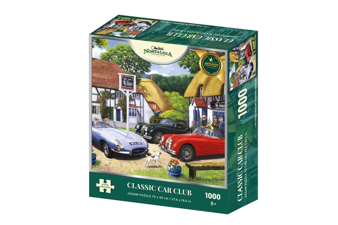 Nostalgia 1000pc Puzzle - Classic Car Club