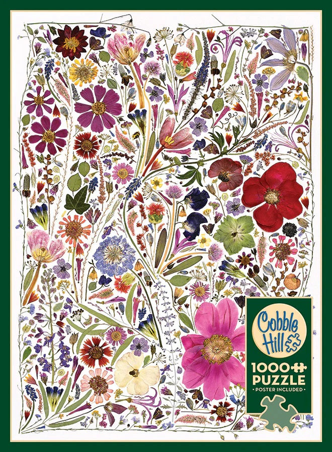 1000 Piece Puzzle Flower Press: Spring