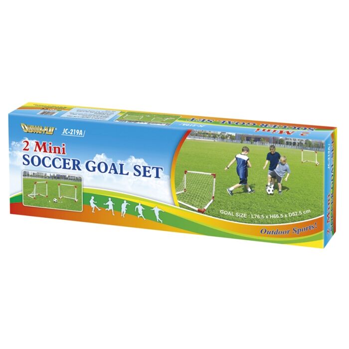 2 Mini Soccer Goals