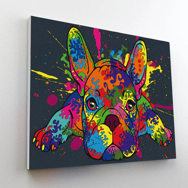 Paint By Number Kit French Bulldog - Splash Planet