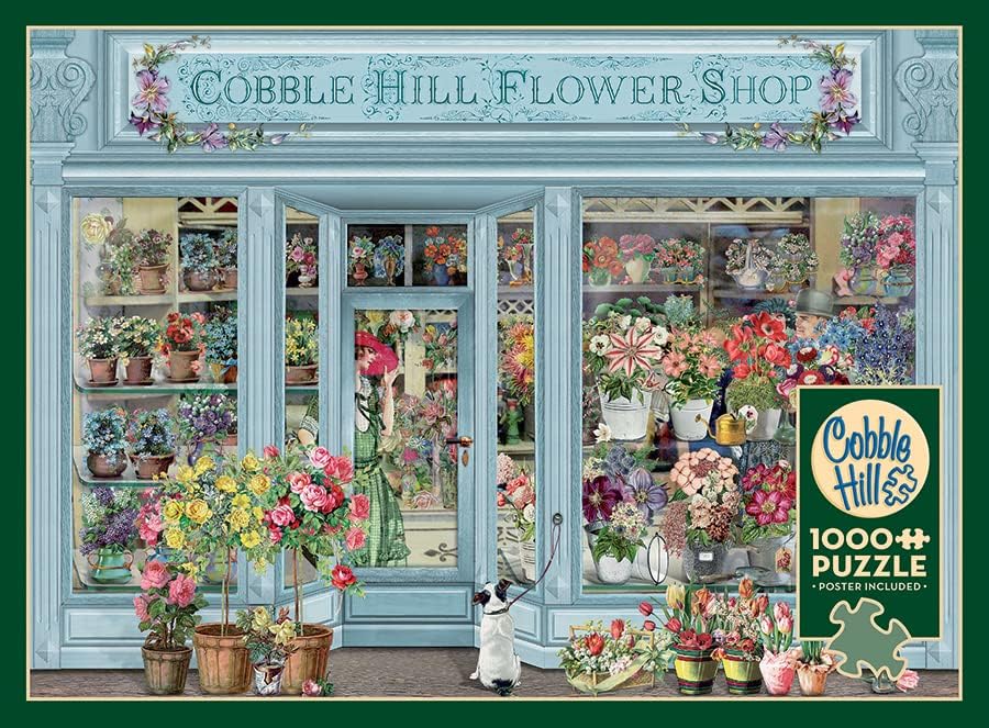 1000 Piece Puzzle Perisain Flowers - Cobble Hill