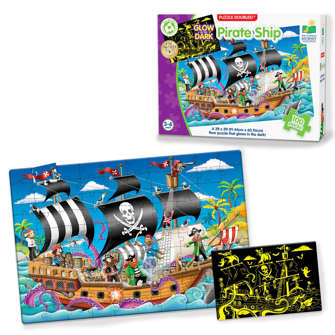 Glow in the Dark Pirate Ship puzzle