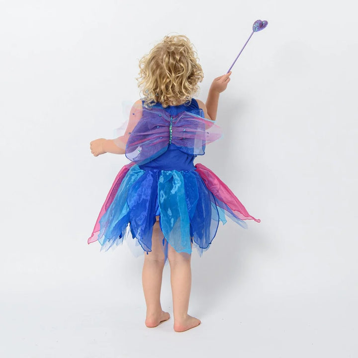 Pixie Fairy Dress Blue back