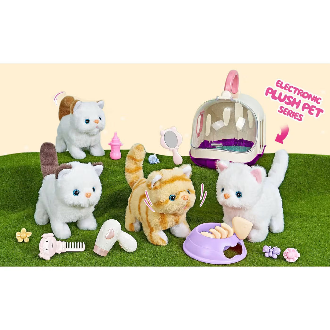 Plush walking Pet with Carrier with sound